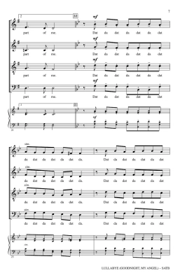 Lullabye (Goodnight, My Angel) - Joel/Lawson - SATB