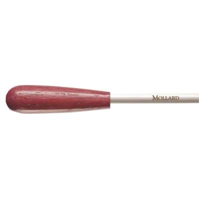 Mollard Batons - P Series Baton, Purpleheart Handle and White Carbon Fiber Shaft - 14