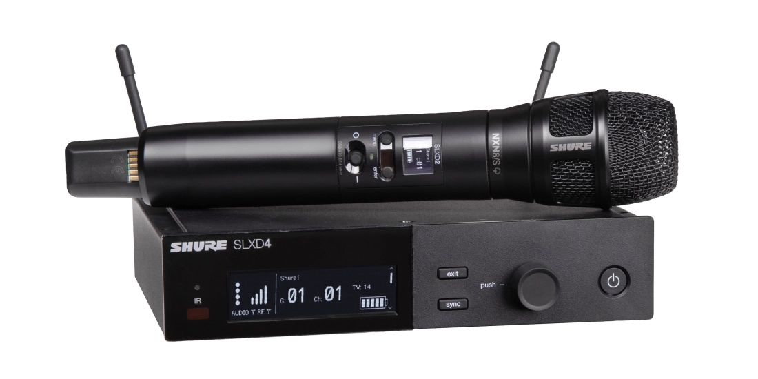 SLXD24/N8SB Wireless System with Nexadyne 8/S Handheld Transmitter - G58