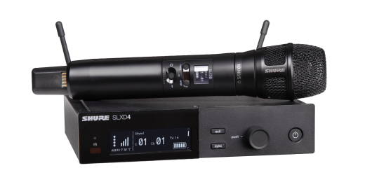 Shure - SLXD24/N8SB Wireless System with Nexadyne 8/S Handheld Transmitter - H55