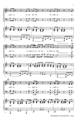 Together We Are Better (When We Sing) - Gilpin - SATB