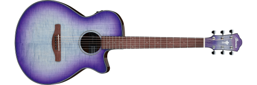 Ibanez - AEG70 Acoustic/Electric Guitar - Purple Iris Burst High Gloss