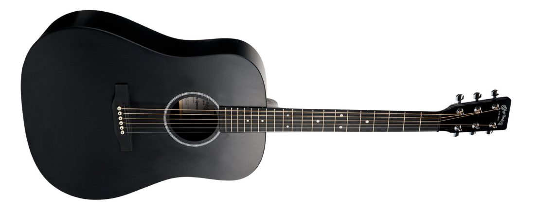 D-X1 Dreadnought HPL Acoustic Guitar with Gigbag - Black