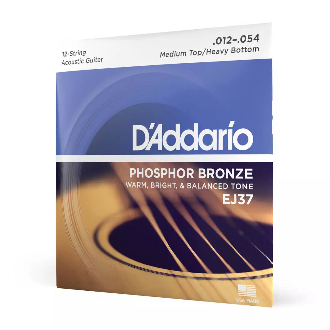 EJ37 - Phosphor Bronze 12-String M-Top H-Btm 12-54