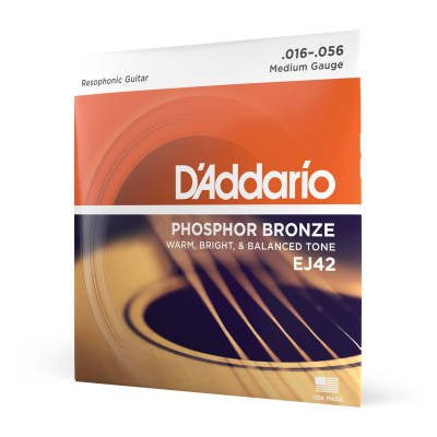 DAddario - EJ42 - Phosphor Bronze Resphonic Guitar 16-56