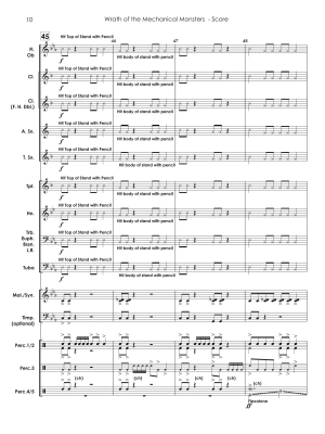 Wrath of the Mechanical Monsters - Standridge - Concert Band - Gr. 0.5-1