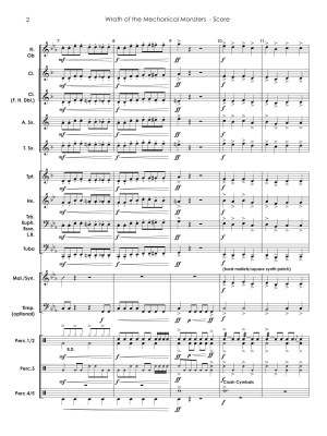 Wrath of the Mechanical Monsters - Standridge - Concert Band - Gr. 0.5-1