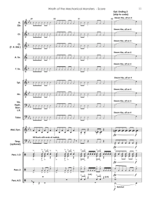 Wrath of the Mechanical Monsters - Standridge - Concert Band - Gr. 0.5-1