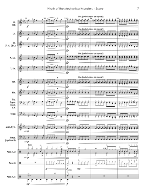 Wrath of the Mechanical Monsters - Standridge - Concert Band - Gr. 0.5-1