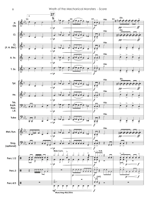 Wrath of the Mechanical Monsters - Standridge - Concert Band - Gr. 0.5-1