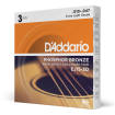 DAddario - EJ15-3D - Phosphor Bronze Extra Light 10-47 - 3 Pack