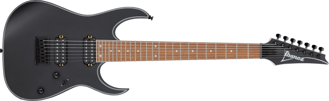 RG Standard 7-String Electric Guitar - Black Flat