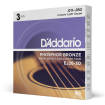 DAddario - EJ26-3D - Phosphor Bronze CUSTOM LIGHT 11-52 - 3 Pack