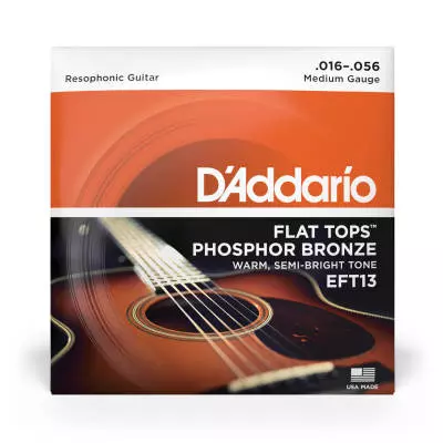 EFT13 - Flat Tops Phosphor Bronze Resophonic 16-56