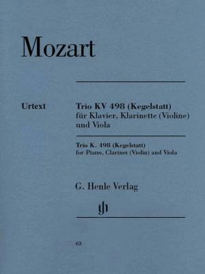 Trio in E-flat Major K. 498 (Kegelstatt)