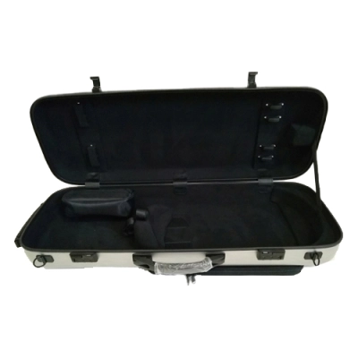 Adjustable Oblong Viola Case - Silver