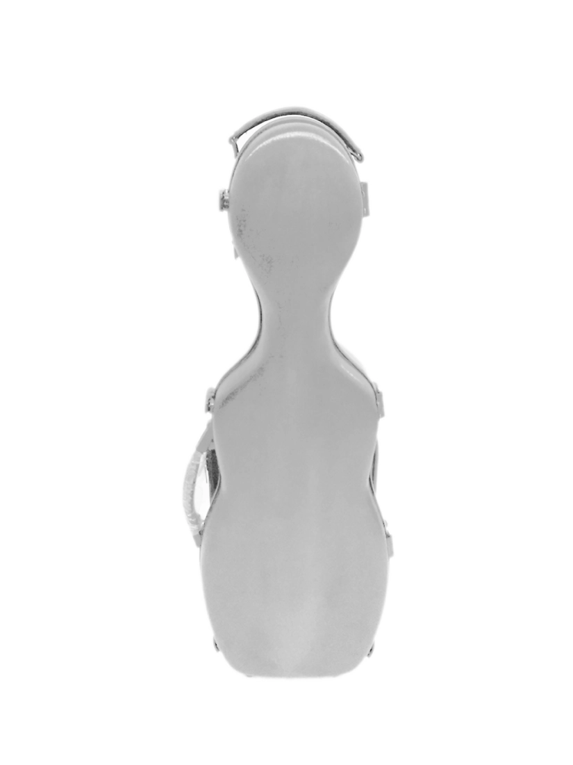 Cello-Shaped Violin Case - 4/4, Silver