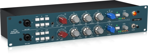 1273 2-Channel Microphone Preamplifier with 3-Band Equalizers