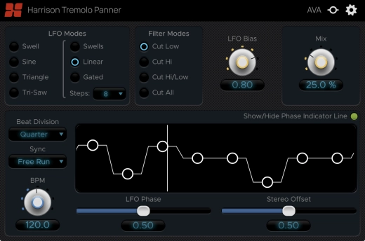 Harrison Audio - AVA Tremolo Panner - Download