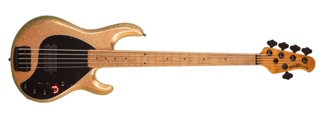 DarkRay 5 String Bass with Case - Gold Bar