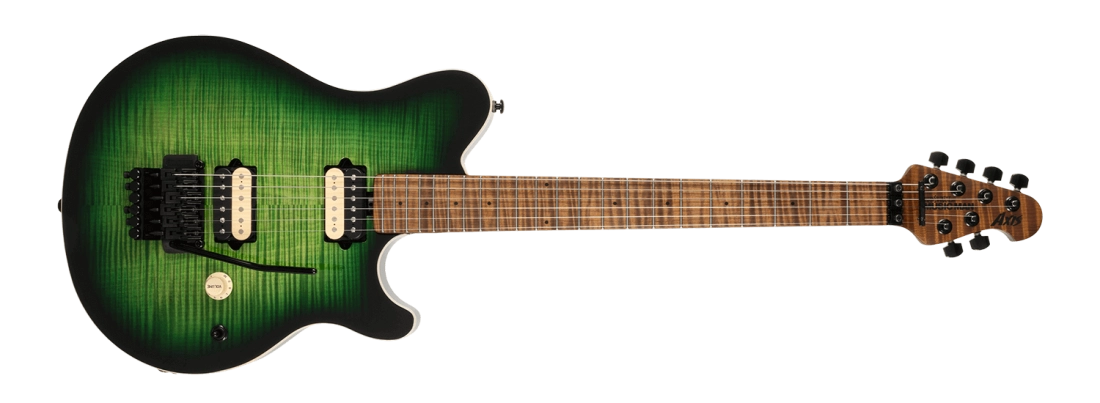 Axis Electric Guitar with Case - Matcha Flame