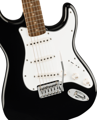 Affinity Series Stratocaster Mustang Micro Pack, Laurel Fingerboard - Black
