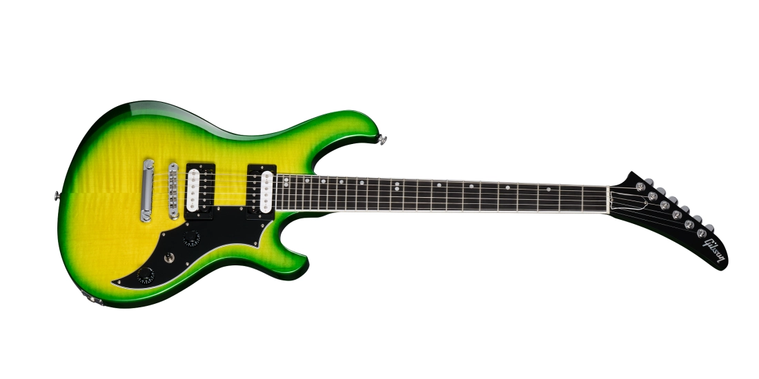 Victory Figured Top Electric Guitar with Hardshell Case - Iguana Burst