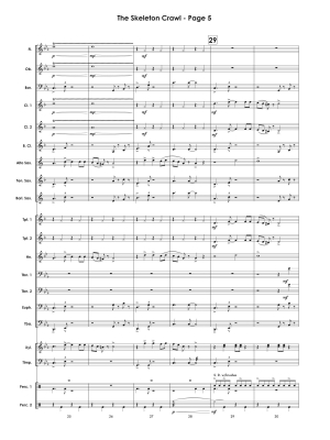 The Skeleton Crawl - Nitsch - Concert Band - Gr. 2