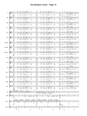 The Skeleton Crawl - Nitsch - Concert Band - Gr. 2