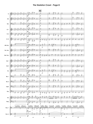 The Skeleton Crawl - Nitsch - Concert Band - Gr. 2