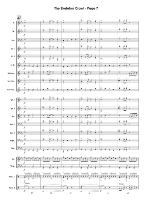 The Skeleton Crawl - Nitsch - Concert Band - Gr. 2