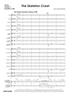 The Skeleton Crawl - Nitsch - Concert Band - Gr. 2