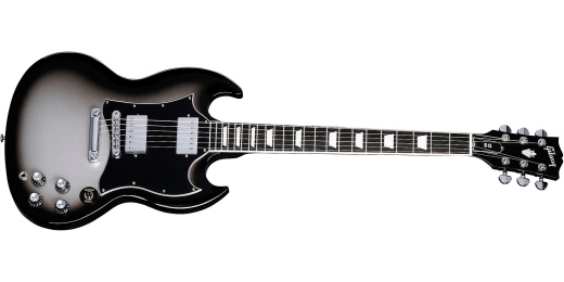 SG Standard Electric Guitar with Softshell Case - Ebony Silverburst