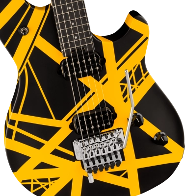 Wolfgang Special Striped Series, Ebony Fingerboard - Black and Yellow