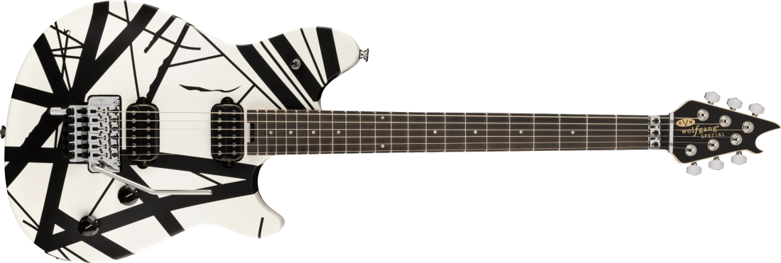 Wolfgang Special Striped Series, Ebony Fingerboard - Black and White