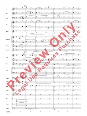 On a Winter\'s Night - Barnes - Concert Band - Gr. 2.5