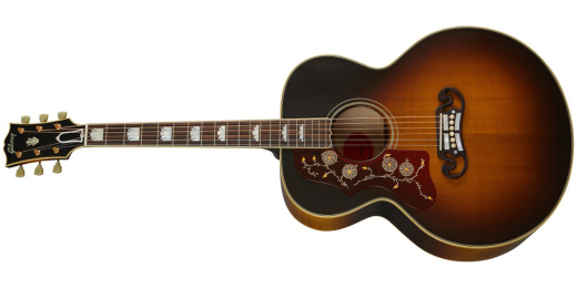 Gibson - 1957 SJ-200 Acosutic Guitar with Hardshell Case, Left-Handed - Vintage Sunburst
