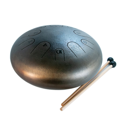 Artisan Instruments - 10-Note Singing Steel Drum, E Minor - Hot Steel Satin