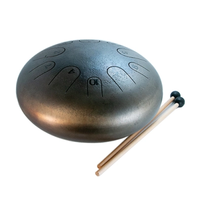 Artisan Instruments - Tambour dacier  languettes (10notes, mimineur, fini acier chaud satin)