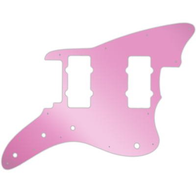 Custom Pickguard for Fender American Performer Jazzmaster - Pink Mirror