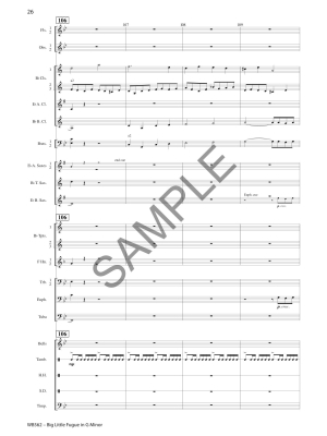 Big Little Fugue - Bach/Himes - Concert Band - Gr. 3