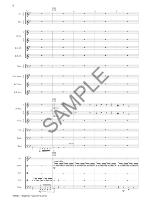 Big Little Fugue - Bach/Himes - Concert Band - Gr. 3