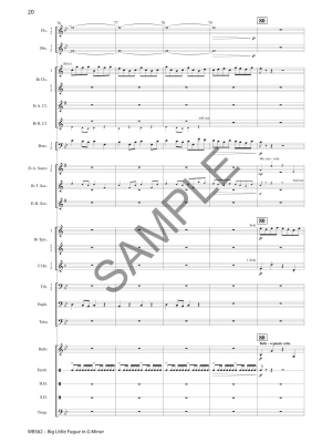 Big Little Fugue - Bach/Himes - Concert Band - Gr. 3