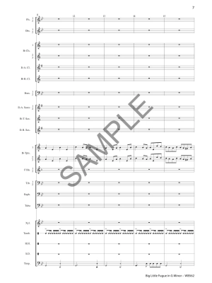 Big Little Fugue - Bach/Himes - Concert Band - Gr. 3