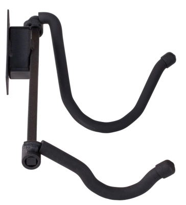 Flat Wall Mount Holder for Alto/Tenor Saxophone - Black