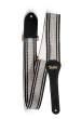 Taylor Guitars - 2.5 American Dream Leather Strap - White\/Black