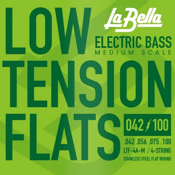 Low Tension Flats Bass String Set - Medium Scale