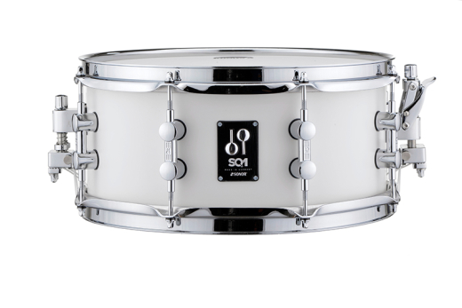 SQ1 Series 13x6\'\' Birch Snare Drum - Satin Pure White