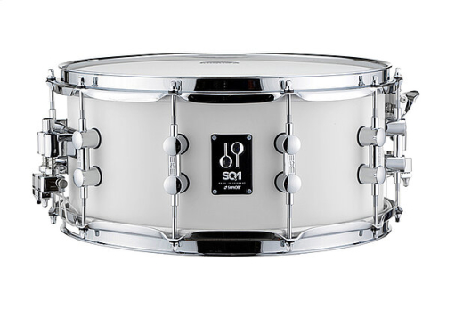 SQ1 Series 14x6.5\'\' Birch Snare Drum - Satin Pure White