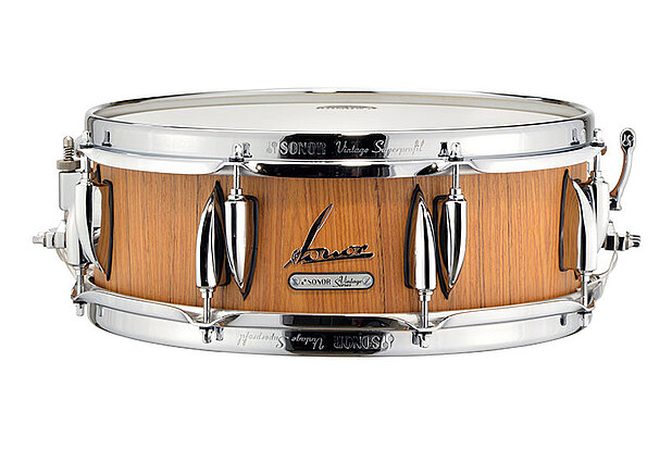 Vintage Series 14x5\'\' Beech Snare Drum - Teak Semi-Gloss